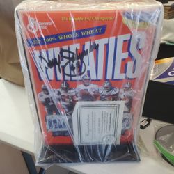 Signed Daryl Johnston Wheaties Box