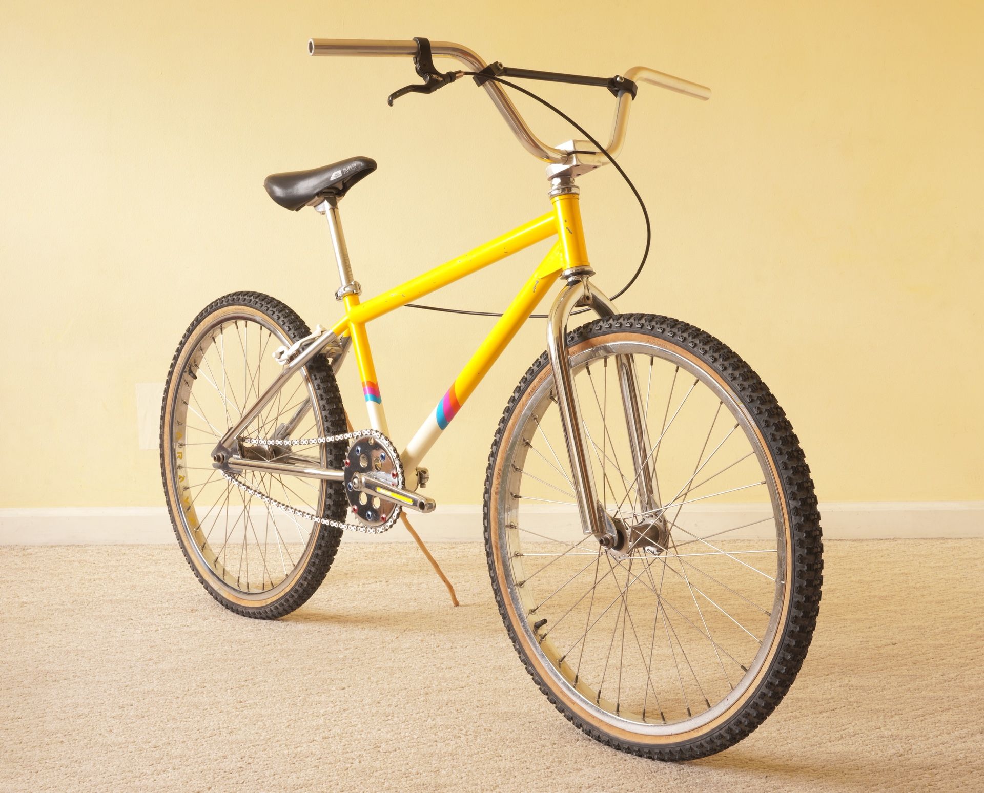 1985 "free agent" yellow bmx bike