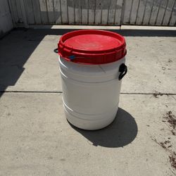 Free 17 Gallon Plastic Drum