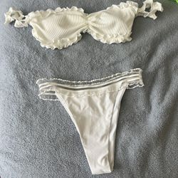 white bikini