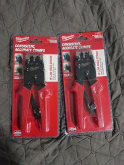 Milwaukee Ratcheting Modular Crimper – 2 Pack