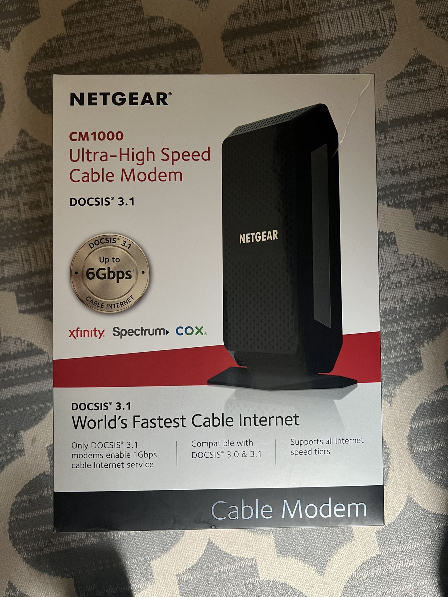 Netgear CM1000 Docsis 3.1 Gigabit Cable Modem