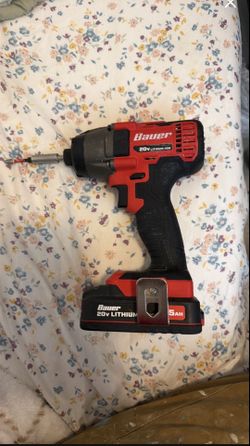 Bauer 20v impact drill