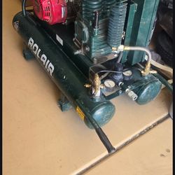 Air compressor gas powered