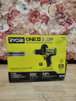 RYOBI
ONE+ HP 18V Brushless Cordless 1/2 in. Hammer Drill (Tool Only