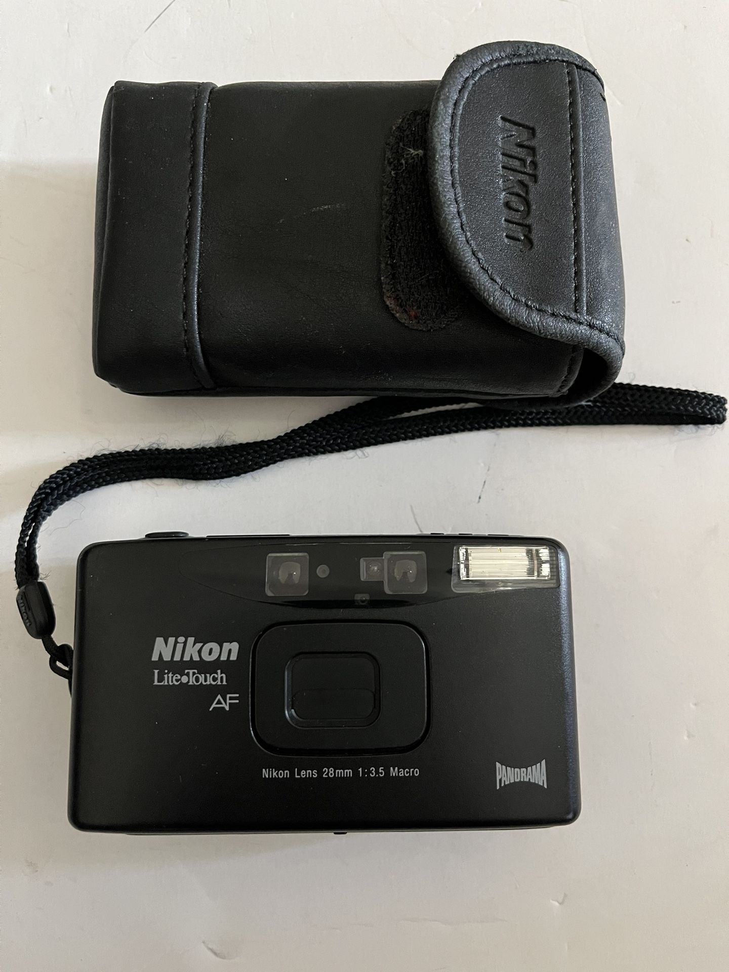 [MINT w/Strap& Case] Nikon LiteTouch Panorama Point & Shoot 35mm Film Camera