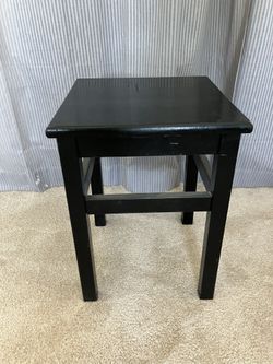 Black Wood Table