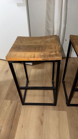 Wooden side tables