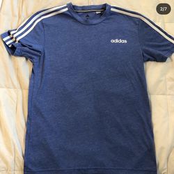 Adidas Blue tee SMALL