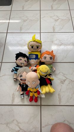 Anime Plush Stuffed Toy Bundle – 6 Pieces