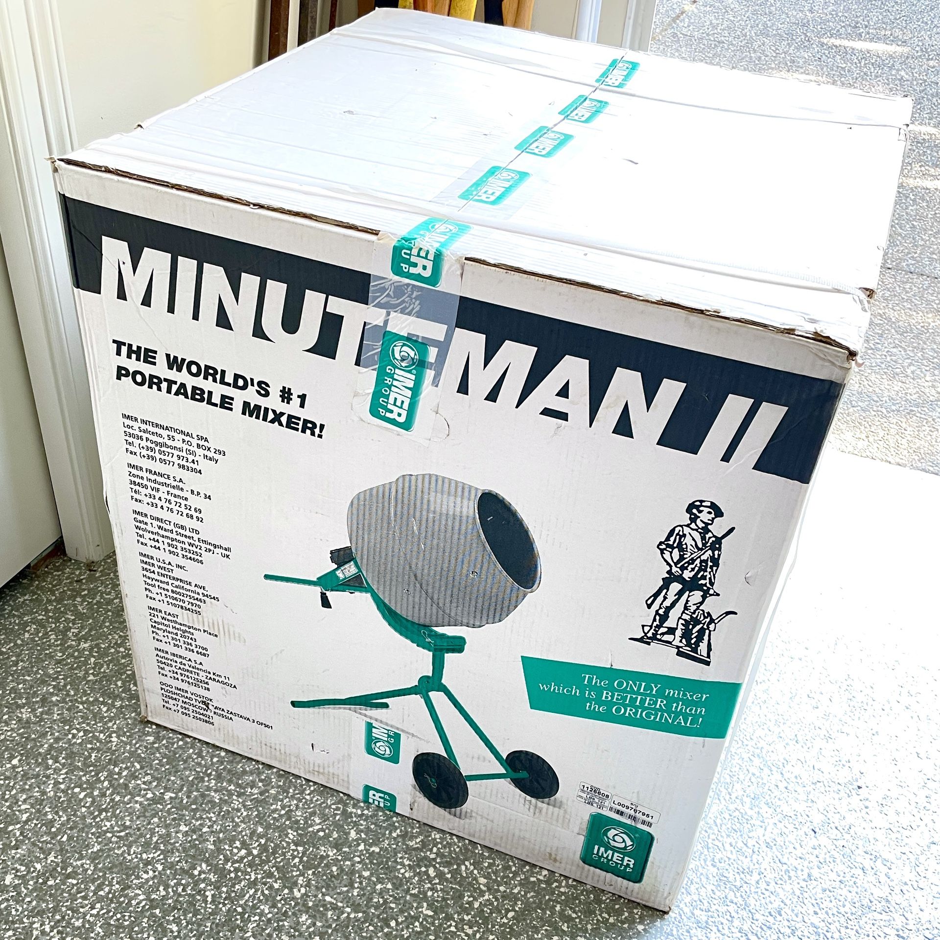 Portable Imer Minuteman || Mixer