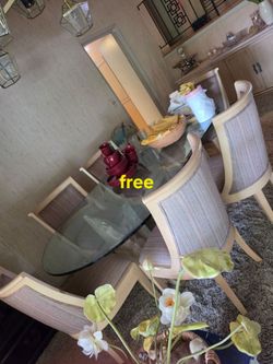 Free dining table and chairs