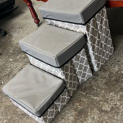 29”Lx17”hx12”w Like New Folding Storage Dog Step