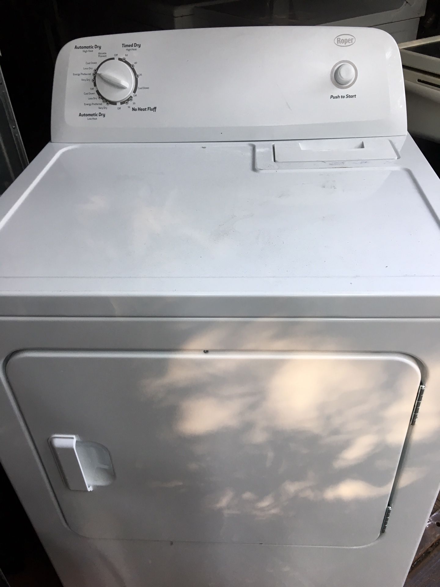 Roper Electric Dryer 125 works will pick up in Decatur for
