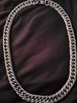 24 inch silver chain 21mm