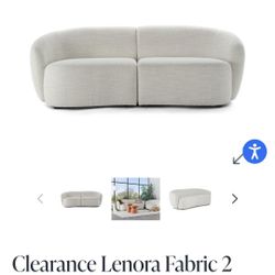 Curved Modular Sofa 