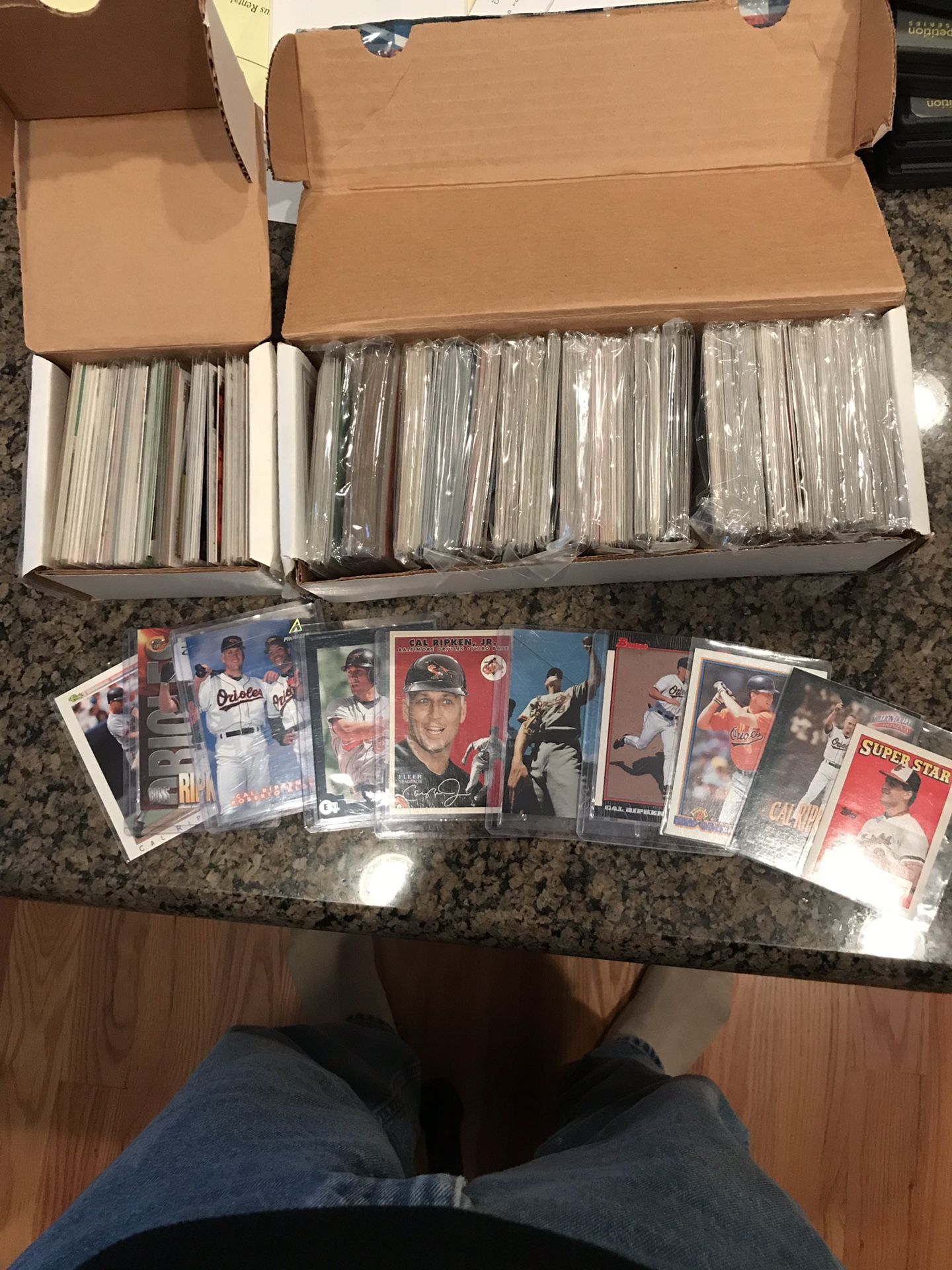 Lot of Cal Ripken Jr trading cards