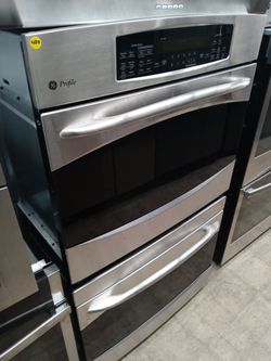 GE Profile 30" stainless steel double wall oven - Free delivery