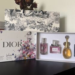 Last Set, Dior Original Perfume Gift Set, Brand New with Bag and Box, Best Gift