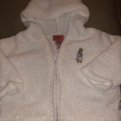 Peter Rabbit Cute Hoodie. Size 12-18 Months 