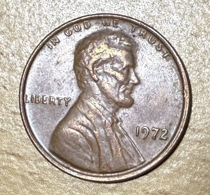 1972 Lincon Penny with Doubled Die 7#