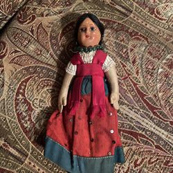 Antique Doll (11” H)