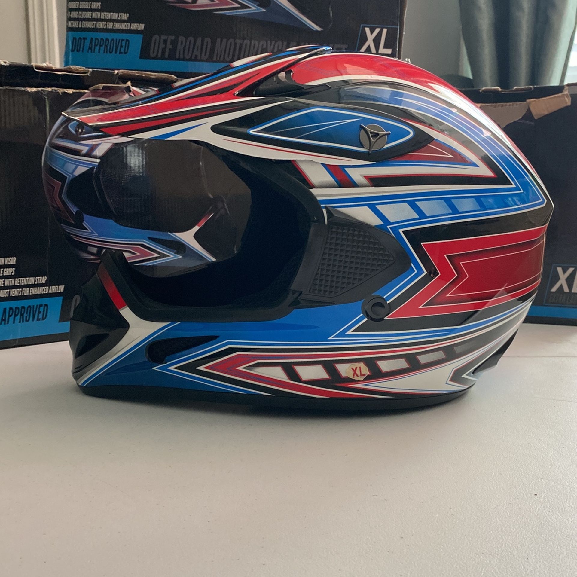 New Motorcycle Helmet.