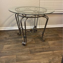 Small Round Kitchen Table. Chairs Not Included 