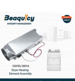 Beaquicy 5301EL1001A - Heating element set for dryer L-G Ken-more Beaquicy 5301EL1001A - Heating element set for dryer L-G Ken-more - Replaces 5301EL1