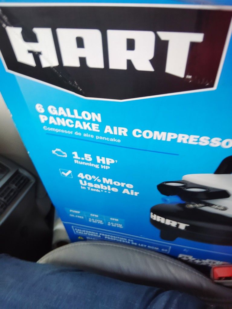 6 Gallon Hart Air compressor