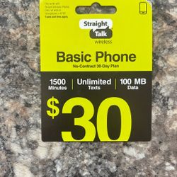 Straight Talk $30 Card Selling For $20