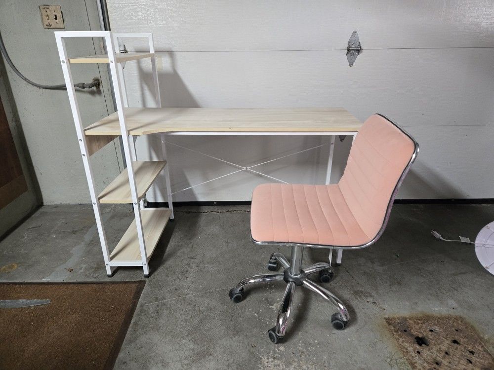 Desk With Chair Combo