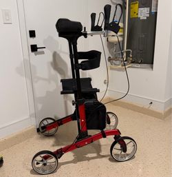 Oasis Space Stand Up Walker In Red
