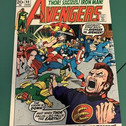 1972 Bronze Age Avengers #98 Comic Book 