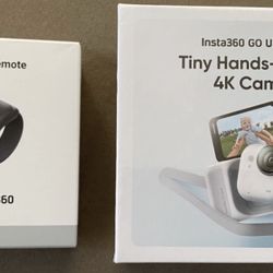 Insta360 Go Ultra Tiny Hands Free Camera with Ring Remote