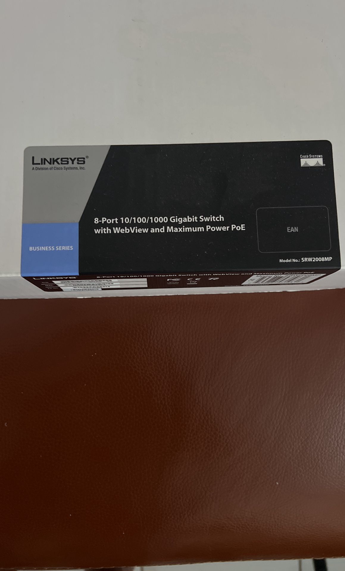 Linksys by Cisco 8 Port Gigabit Maximum POE with Webview