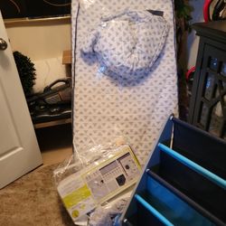 Baby Matress, Sheet and Blanket Plus Book Shelf $15