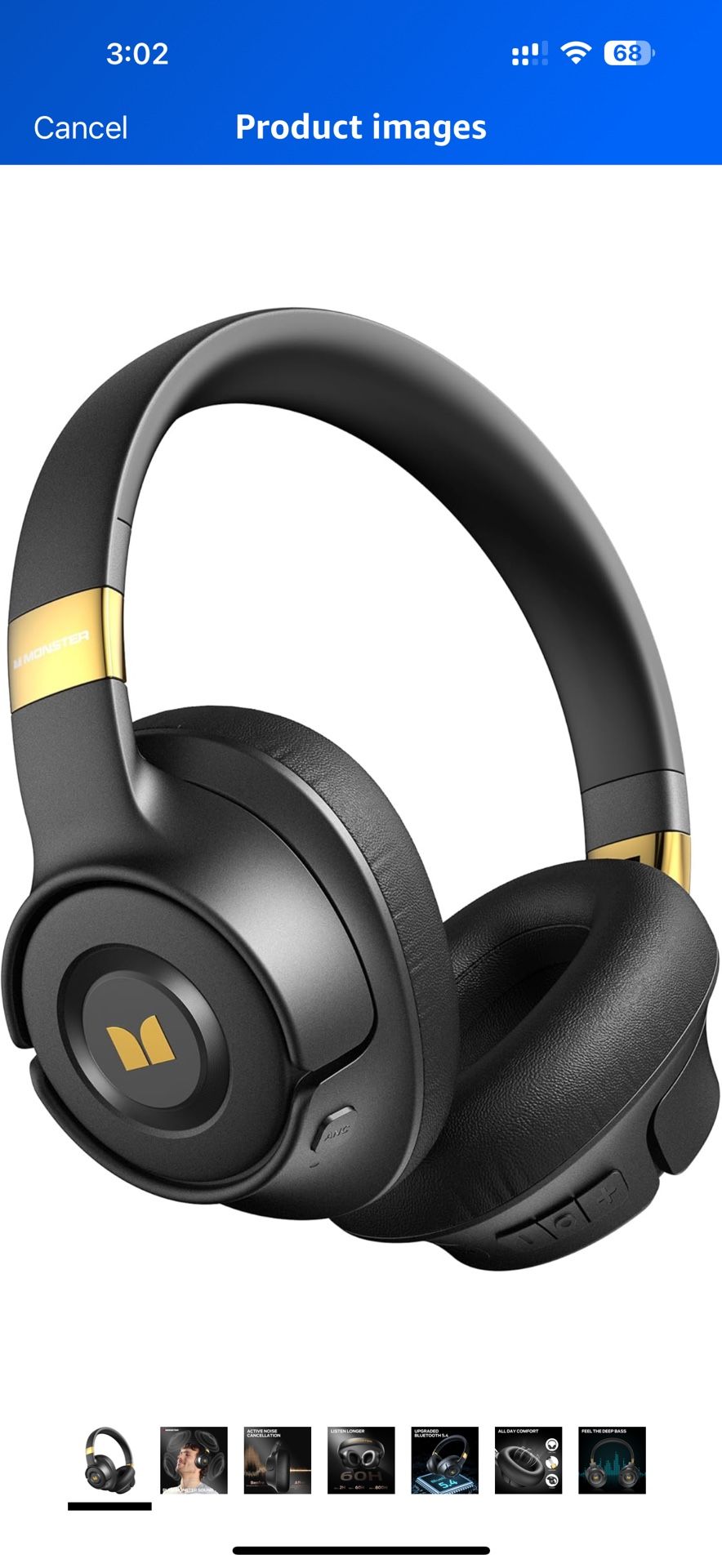 Active Noise Cancelling Headphones