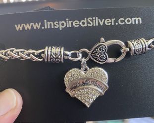 Maid of honor, bridesmaid, and bride bracelet