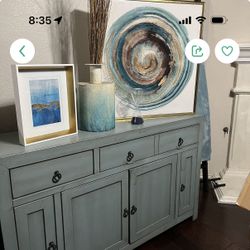 Disressed vintage console that may used for any room in your home.