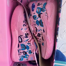 Size 10.5 M • PUMA Mens Mb.03 Super Basketball Sneakers Shoes - Pink