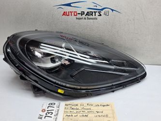 housing repaired 2019 - 2020 - 2022 PORSCHE MACAN RIGHT LED HEADLIGHT OEM AY73178