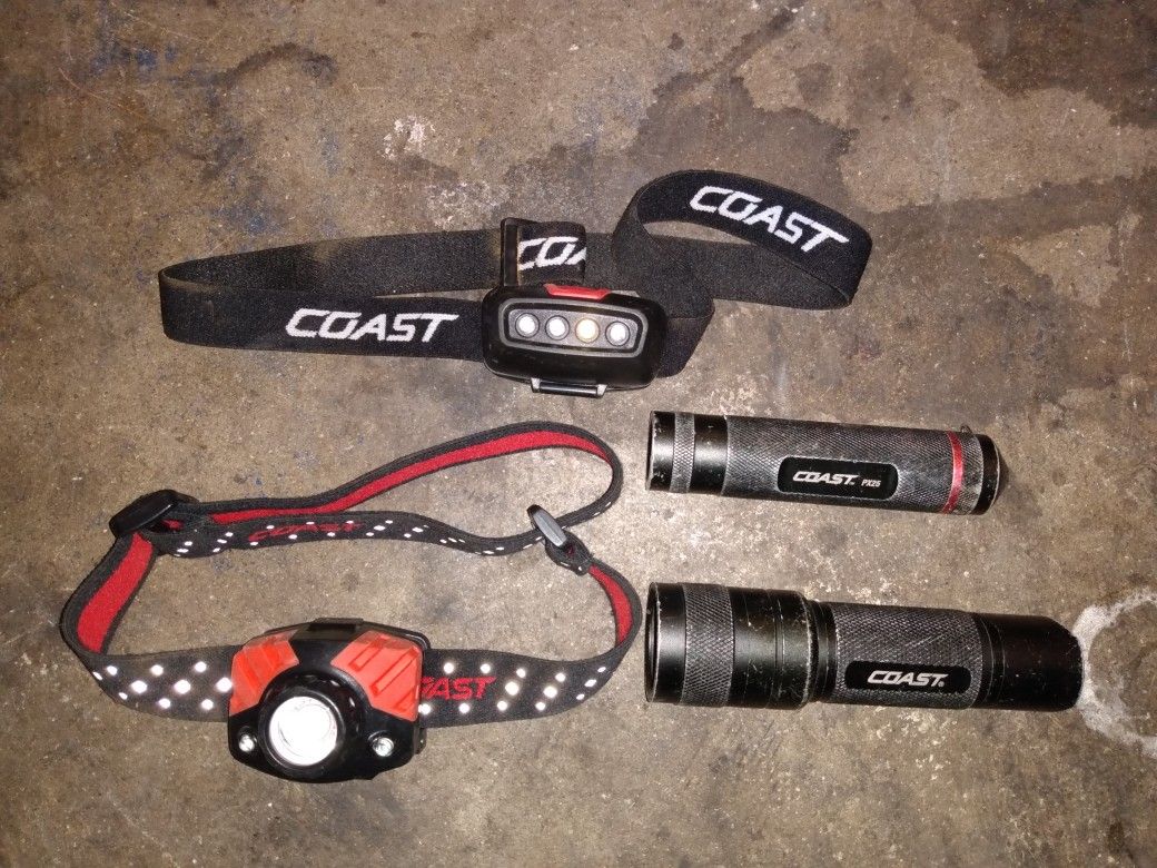 Coast LED Headlamp and Flashlight Lot
