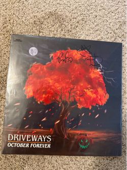 Driveways “October Forever” Signed LP Vinyl – Sealed – Autographed by Pat Finnegan & Derek Serino