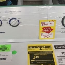 Amana Washer AND Dryer set TTO