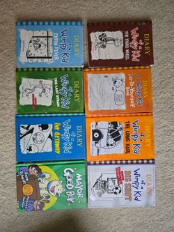 8 Diary of a whimpy kids books
