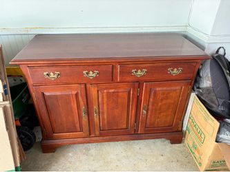 Solid wood sideboard buffet cabinet server