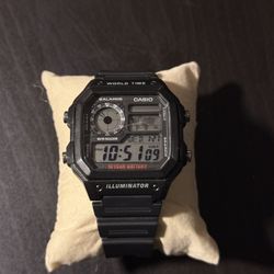 Casio “royale” World Time Digital Watch (AE-1200WH)