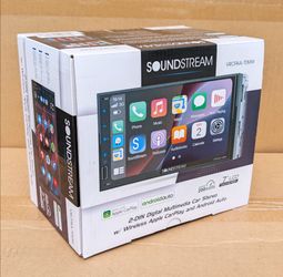Soundstream Double Din 7 Inch Touchscreen Stereo Wireless Apple Carplay Android Auto Bluetooth USB Am Fm 200 Watts VRCPAA-70MW 🚨 Payment Options Avai