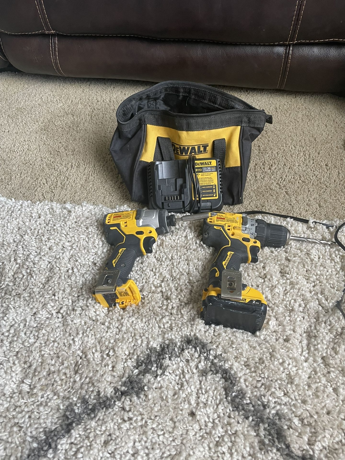 Dewalt 12v Max Brushless Drill Set